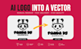 professionally redraw and vectorize your ai generated logo
