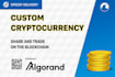 create custom cryptocurrency coins for you