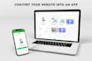 convert website to android and ios app