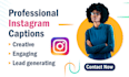write catchy engaging instagram captions