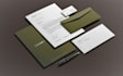 design a modern business card and stationary