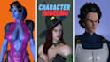 create 3d character model sculpture