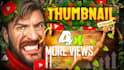 design amazing clickbait youtube thumbnail in 2 hours