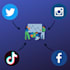 create a social media data export bot