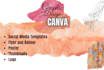 design flyer, poster, banner, social media post using canva