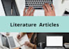 write best english  literature blogs and articles