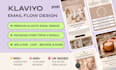 design klaviyo email flow templates