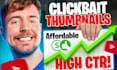 design amazing clickbait youtube thumbnail in 2 hours