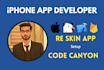 reskin iphone app of codecanyon in xcode
