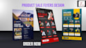 design professional flyer, poster or postcard for your business promotion