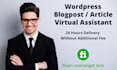 publish your wordpress content and deliver within 24 hours