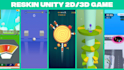 reskin your 2d and 3d unity game