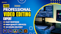 do professional video editing for youtube and social media