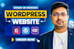design redesign responsive wordpress website or elementor pro business website