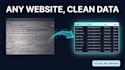 scrape any website and deliver clean ready to use data