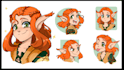 make a character expression sheet