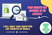 index shopify website on google or any website on search engine