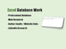 web research, gather emails, linkedin research, data entry for excel in 24hrs