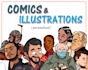 create personalized illustrations, comic strips, digital art