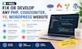 fix or develop any php, codeigniter, yii, wordpress website