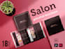 provide editable salon menu template 18 pages