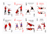 design custom fitness and yoga exercise illustrations
