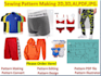 do sewing pattern making of your project