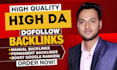 create DR 80 plus powerful 100 backlinks