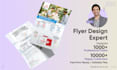 design professional business flyer, stunning marketing flyer design