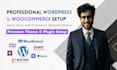 setup wordpress woocommerce shop and premium plugins