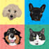 do dog illustration for prints