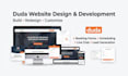 design redesign modern business website using duda carrd strikingly wix showit