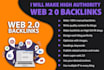 build web 2 0 backlinks