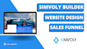 design simvoly websites and funnels
