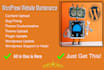 do wordpress maintenance, update, wordpress support or help