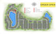 draw and render architectural site plan, vector map