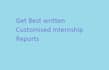 write your internship report