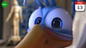 add logo and text funny animated goose video ads