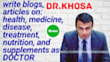 write medical blogs and health articles as doctor