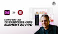 convert xd to wordpress using elementor pro