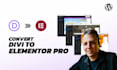 convert divi to elementor pro