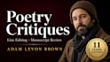 line edit and refine your poems with 11 years experience