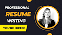 write professional an ats resume, IT resume, CV tech resume and cover letter