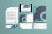design unique business cards with full stationery