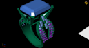 do custom jeweling design on 3d modeling and rendering