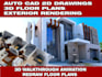 do floor plans in autocad 2d or exterior rendering within 24