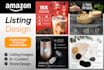 design amazon listing images, infographics, a plus content that increase sales