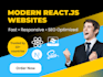 develop modern react js websites trusted by clients in 10 countries