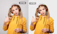 cut out photo, clipping mask, background remove to transparent