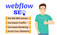 webflow website SEO optimization for boost google ranking